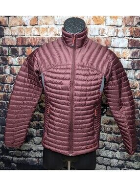 Eddie Bauer First Ascent Microtherm Storm Down Women XS X-Smal Puffer Jacket Ski